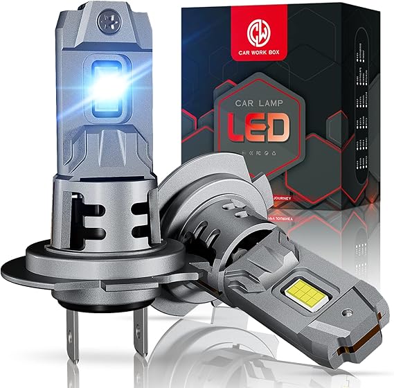 CAR WORK BOX H7 LED Ampoule Voiture 70W 6500K Blanc Froid 15000LM