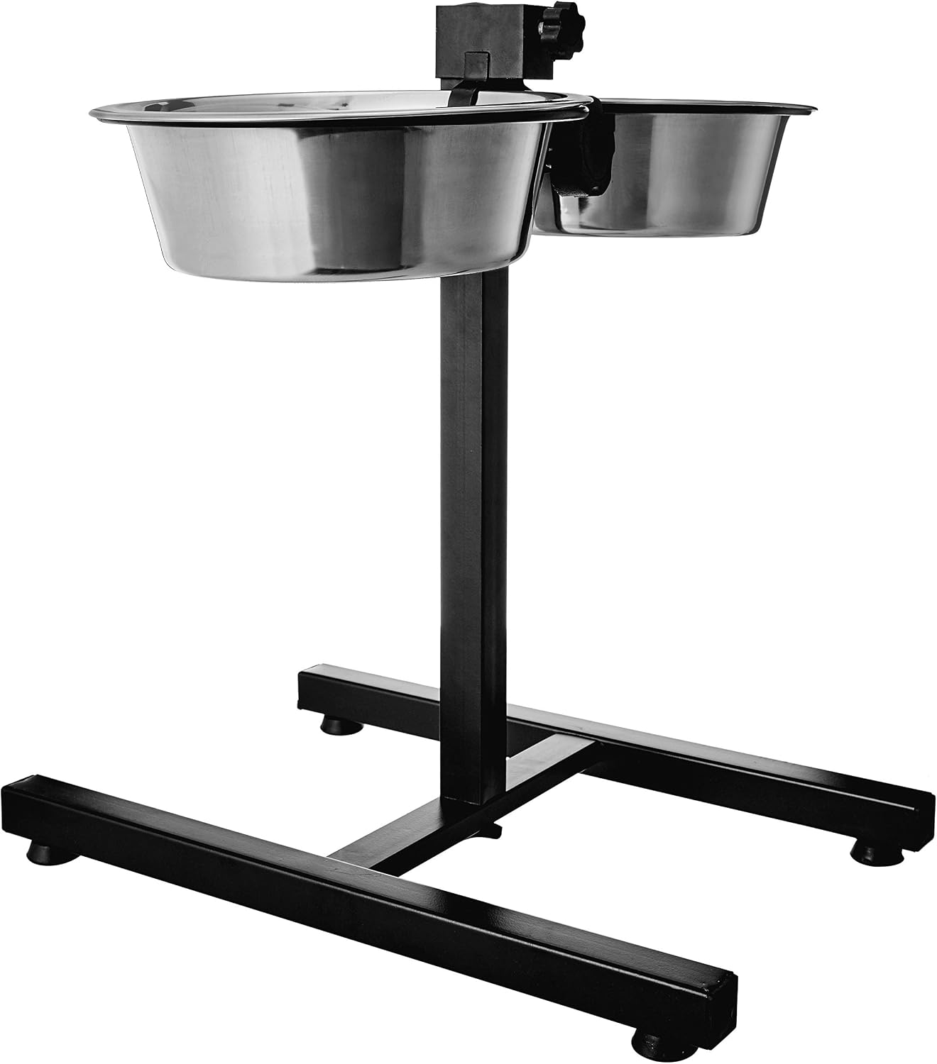 Pets Empire Adjustable Double Dog Diner, Large (2800ml)