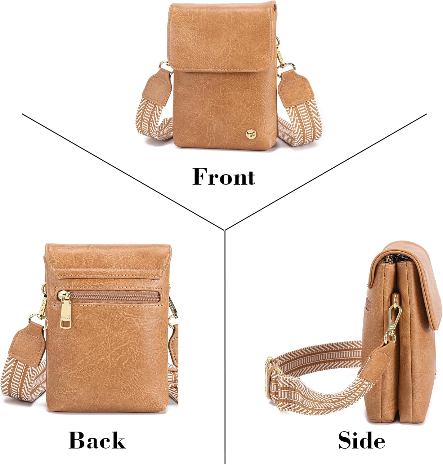 MINICAT Small Crossbody Bags for Women Cell Phone Bag Vegan Leather Cross Body Purse Wallet Purses - Image 7
