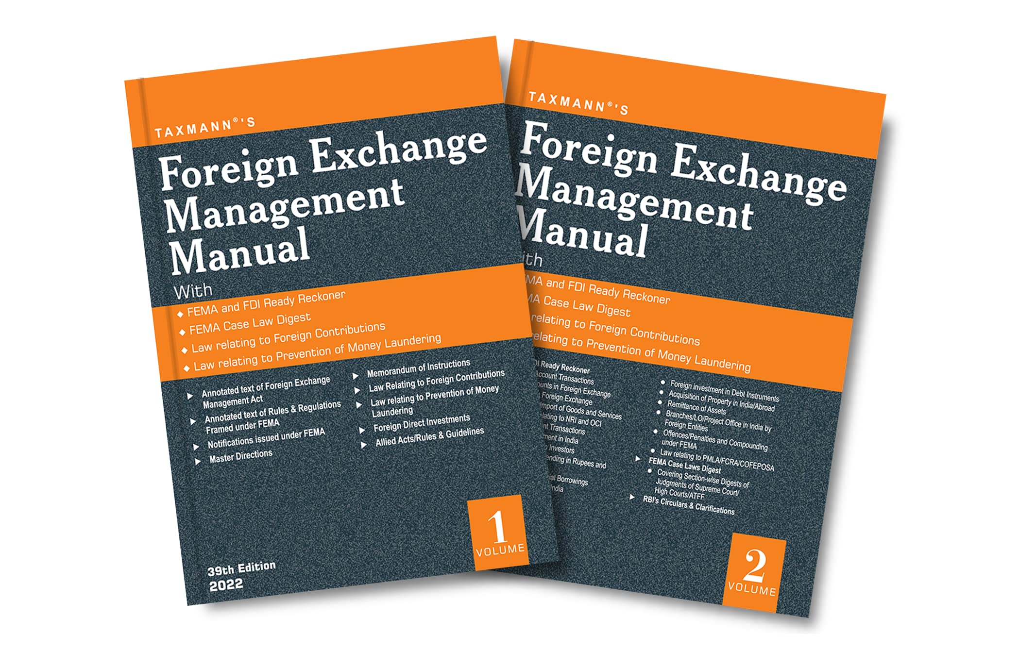 Buy Taxmann's Foreign Exchange Management (FEMA) Manual (Set of 2 Vols ...