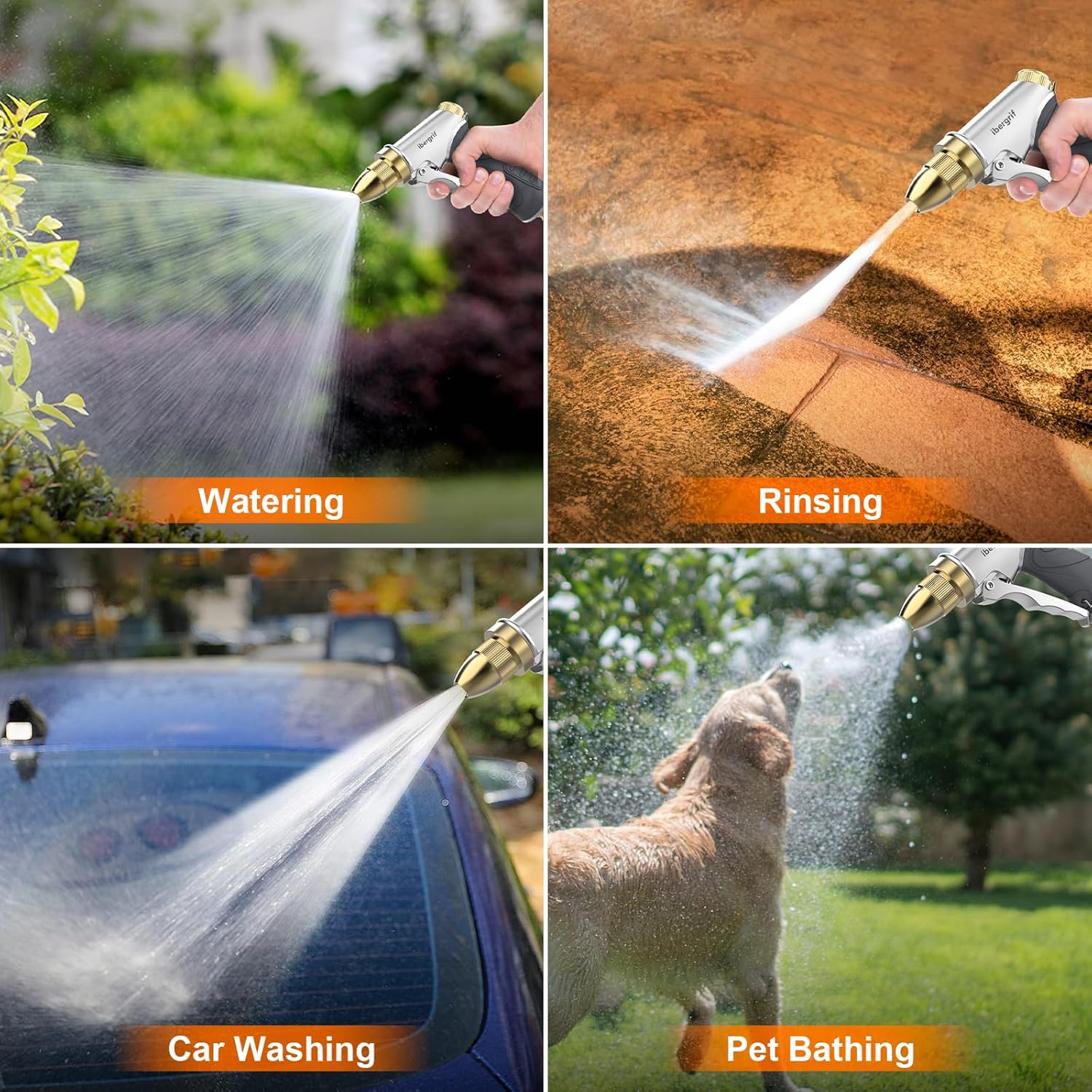 Ibergrif Hose Pipe Spray Gun, High Pressure Hose... 17 Ibergrif Hose Pipe Spray Gun, High Pressure Hose...