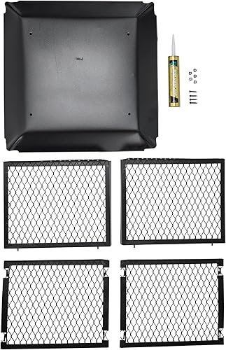 Miniatura 7 de HGB171714 Tapa de chimenea multicombustible, 17" x 17" x 14" de altura, acero galvanizado