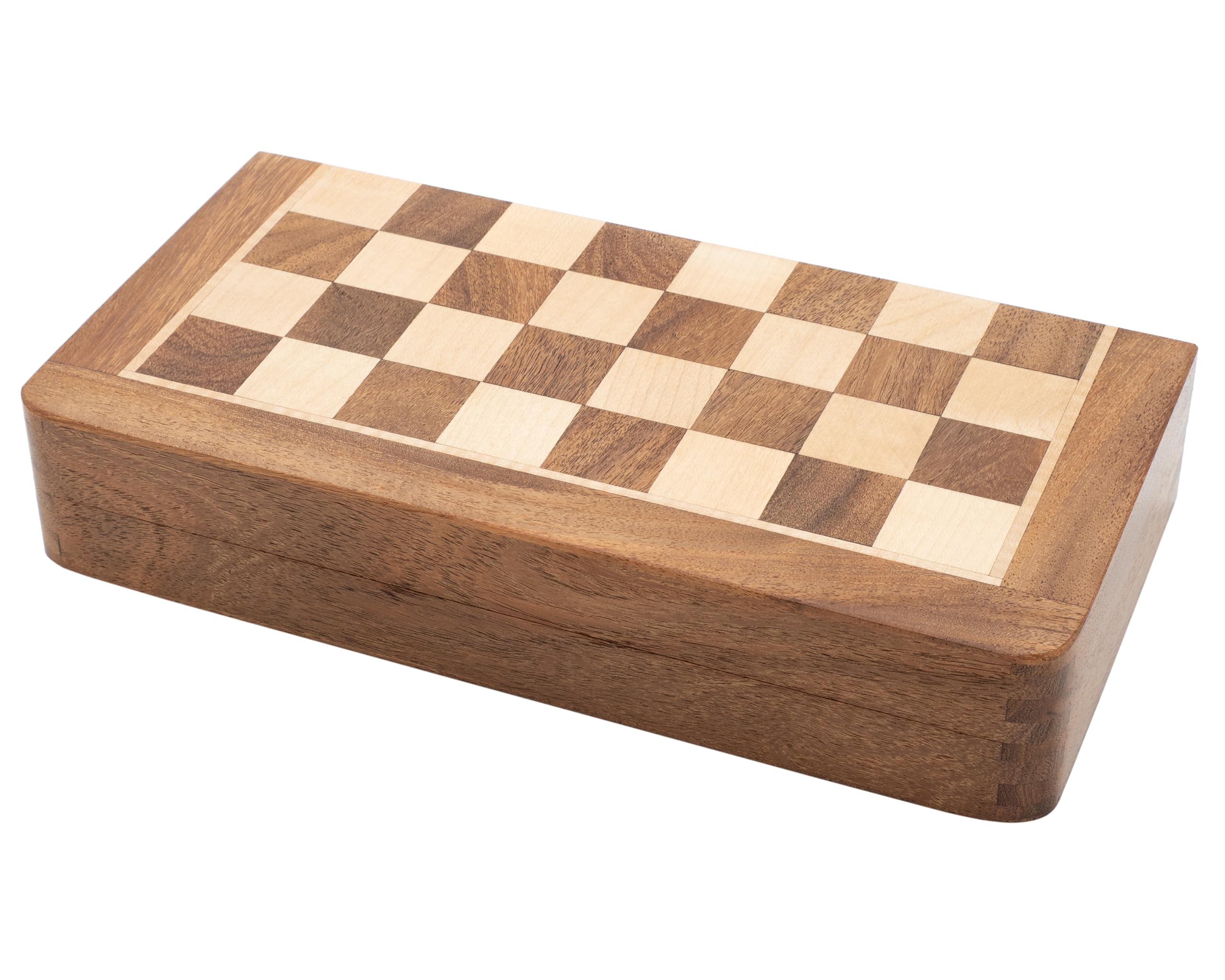 The Regency Chess Company Ltd 10 Zoll Deluxe Holz klappbar Reise Schachspiel