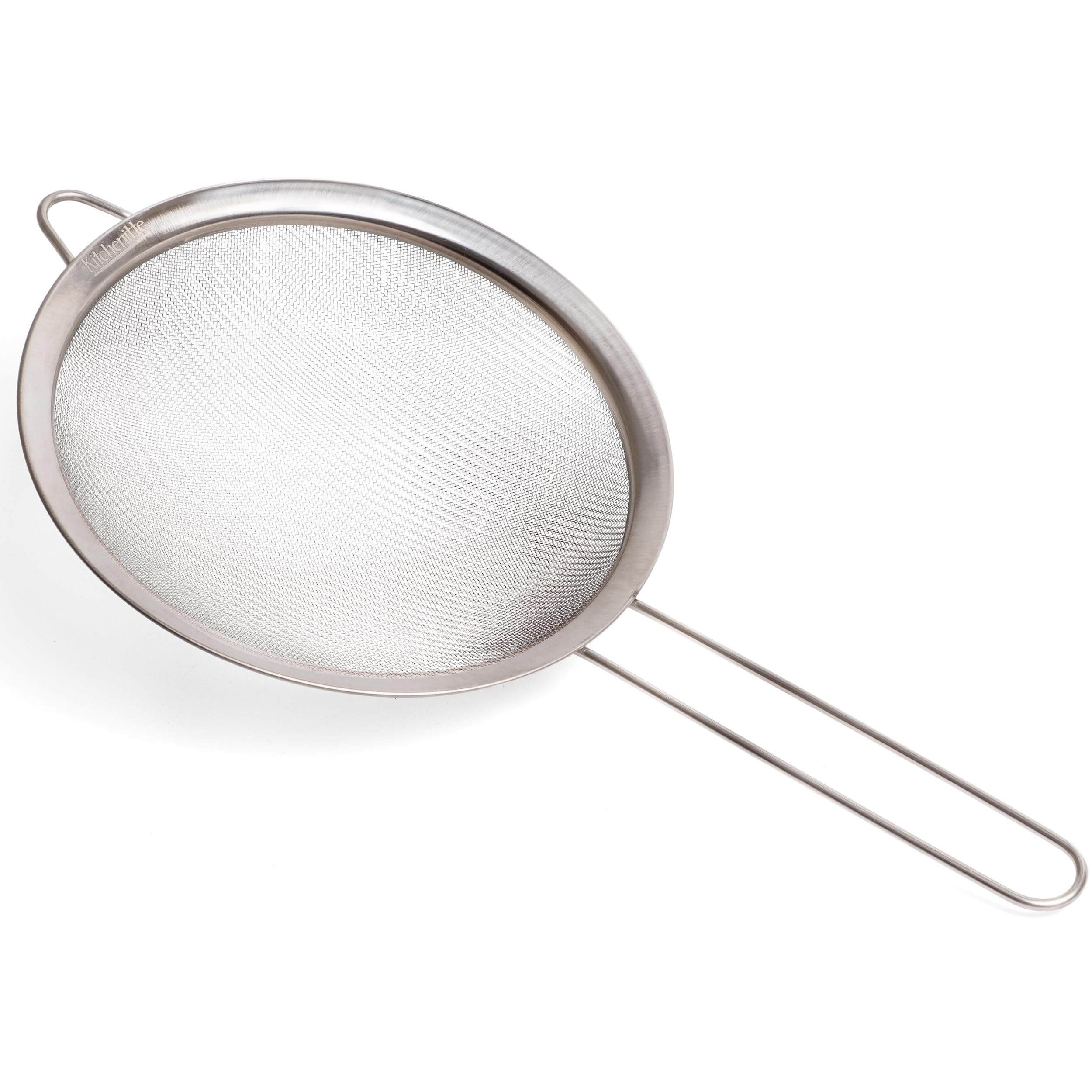 7.1 Inches Stainless Steel Strainers - 7.1 Inches Extra Fine Mesh Strainers for Kitchen - Ultra Durable Sieve, Kitchen Strainer for Sifting, Straining, Draining