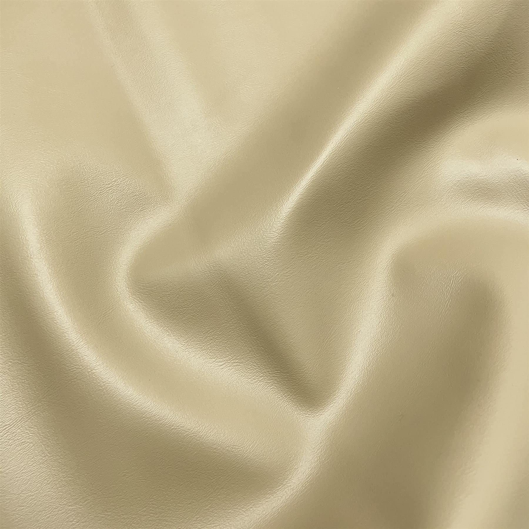 Fire Retardant Faux Leather Thick Leatherette Vehicle Restoration Sofa Upholstery Fabric - Suitable for Domestic and Commercial use - Beige - 4m