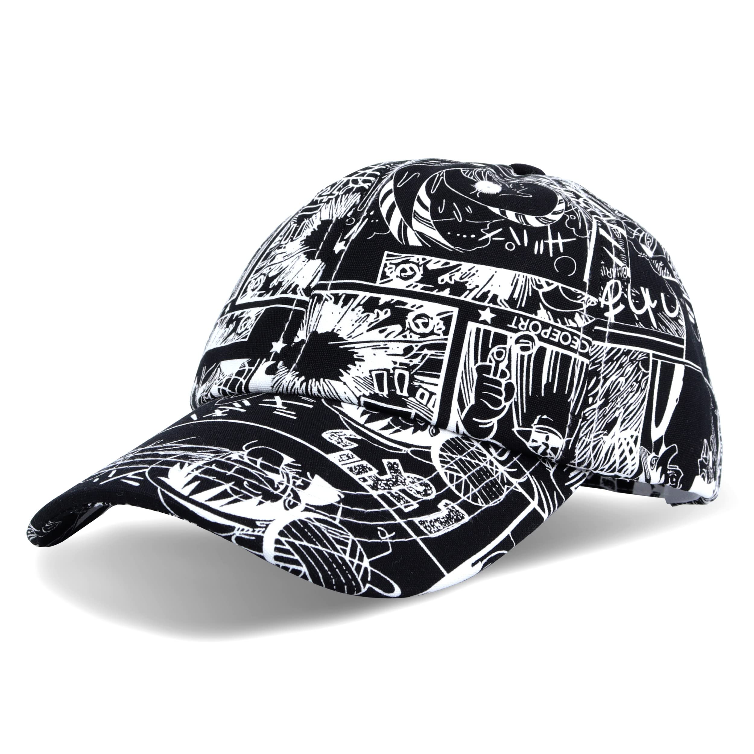Roffatide Anime Bucket Hat Cotton Fishing Bucket Hat Foldable Sun Hat Baseball Hat for Boys Girls