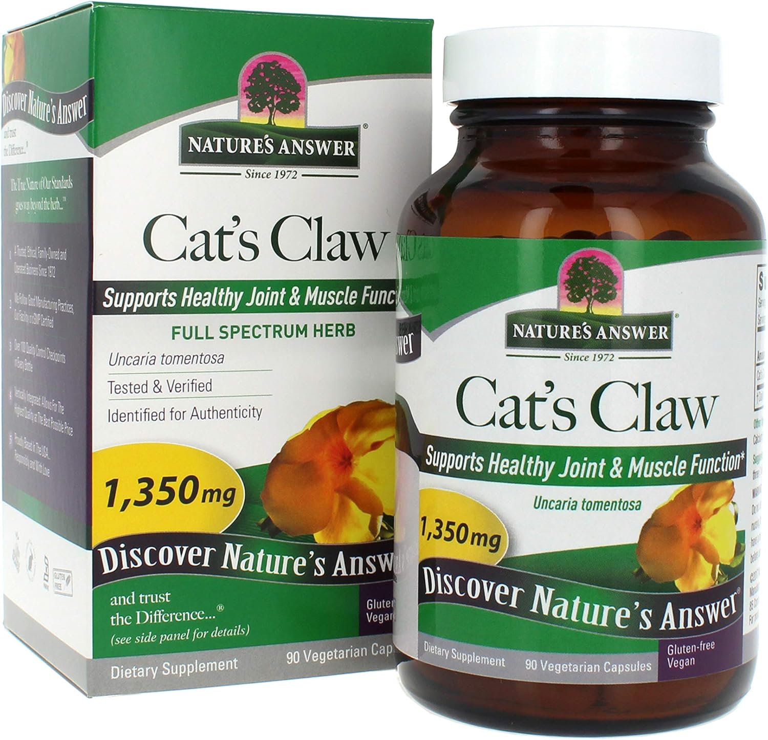 Nature's Answer Cat's Claw Inner Bark Extract 90