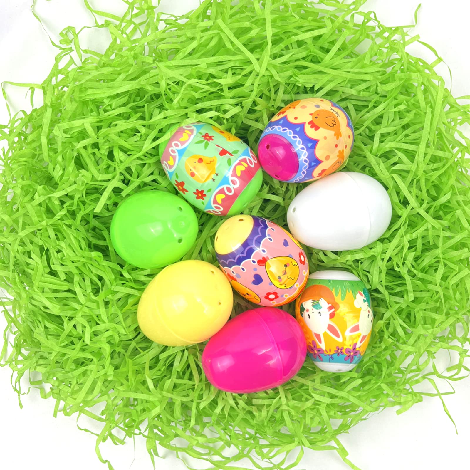 Amazon.co.jp: イースターエッグラッパーバルク発光エッグフィルム熱