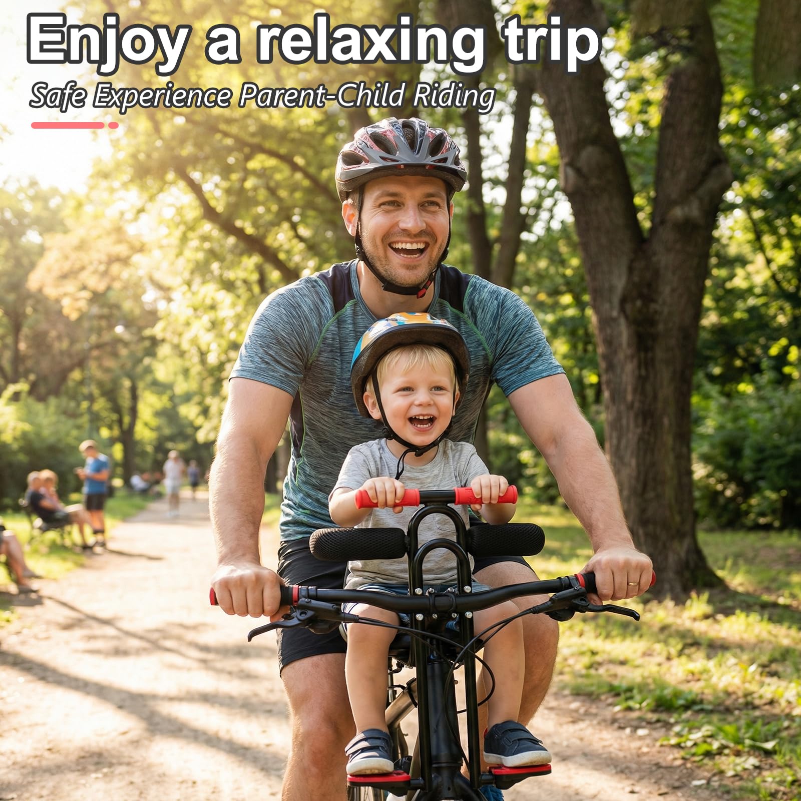 Siège Enfant pour Vélo VTT, Fixation Avant | Pour Enfant, Vélo Avant, VTT Compatible, Siège Portable, Usage Quotidien