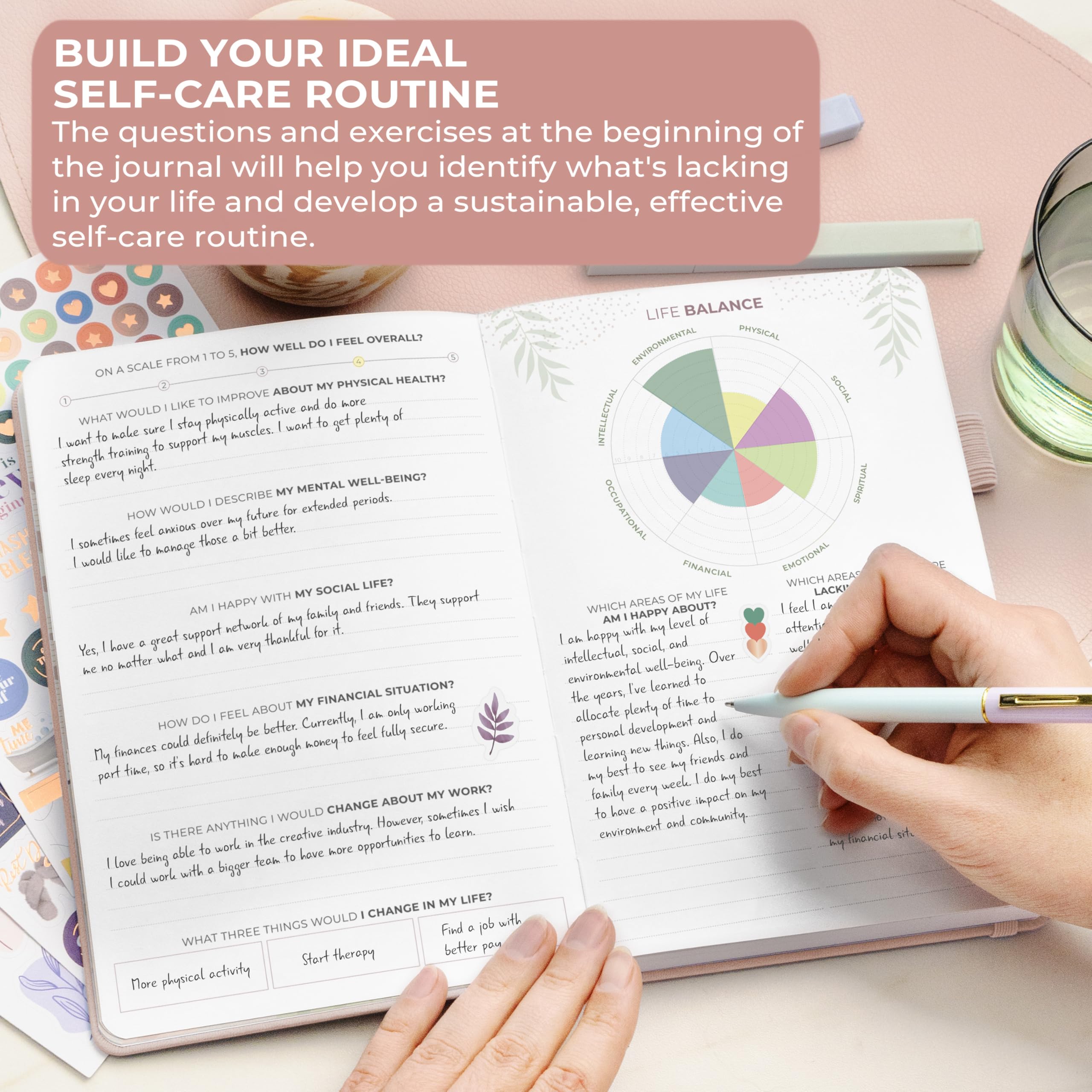 Clever Fox Self-Care Journal Premium, Daily Gratitude & Mental Health Notebook for Women - Image 4