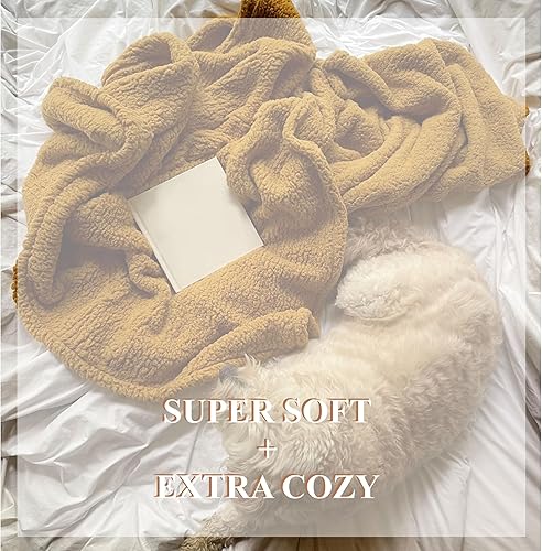 Miniatura 9 de Brooklyn Loom - Suave y lujosa manta Sherpa de malvavisco (50 x 60 pulgadas) - Verde oliva