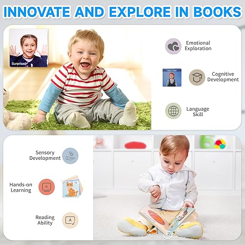 Miniatura 5 de Juguetes Montessori para bebés de 6 a 12 meses, juego de juguetes educativos de madera 9 en 1, incluye caja permanente de objetos, tazas apilables,