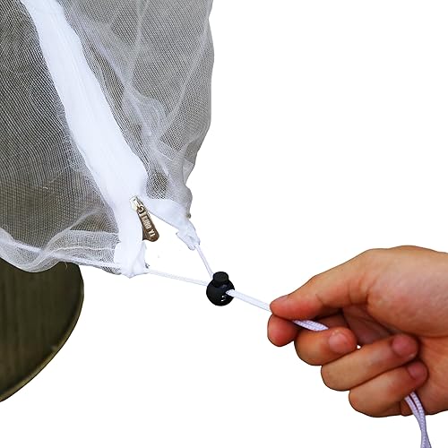 Miniatura 6 de Vagocom Paquete de 2 mallas grandes de protección para jardín, 6.6 pies x 8.2 pies, cubierta de red para pájaros con cremallera y cordón, protege