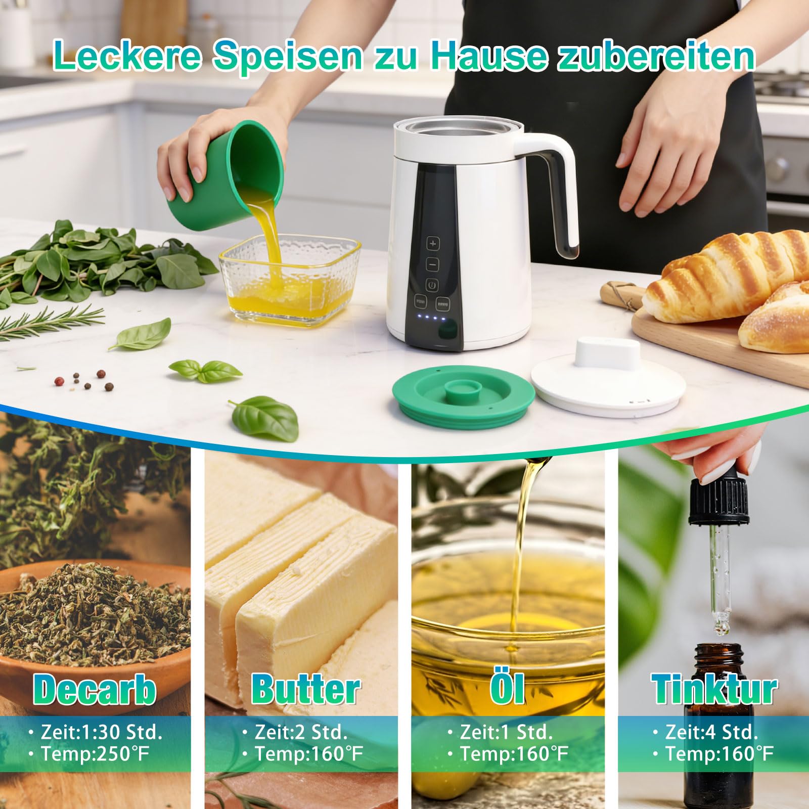 Decarboxylator & Infuser Machine | Butter Maker Infuser & Herbal oil Infusion Machine Tinctures Maker Herb Decarboxylator And Infuser New | Decarb and Infuser