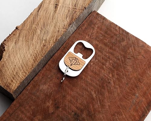 Manta | Keychain Bottle Opener | Oak
