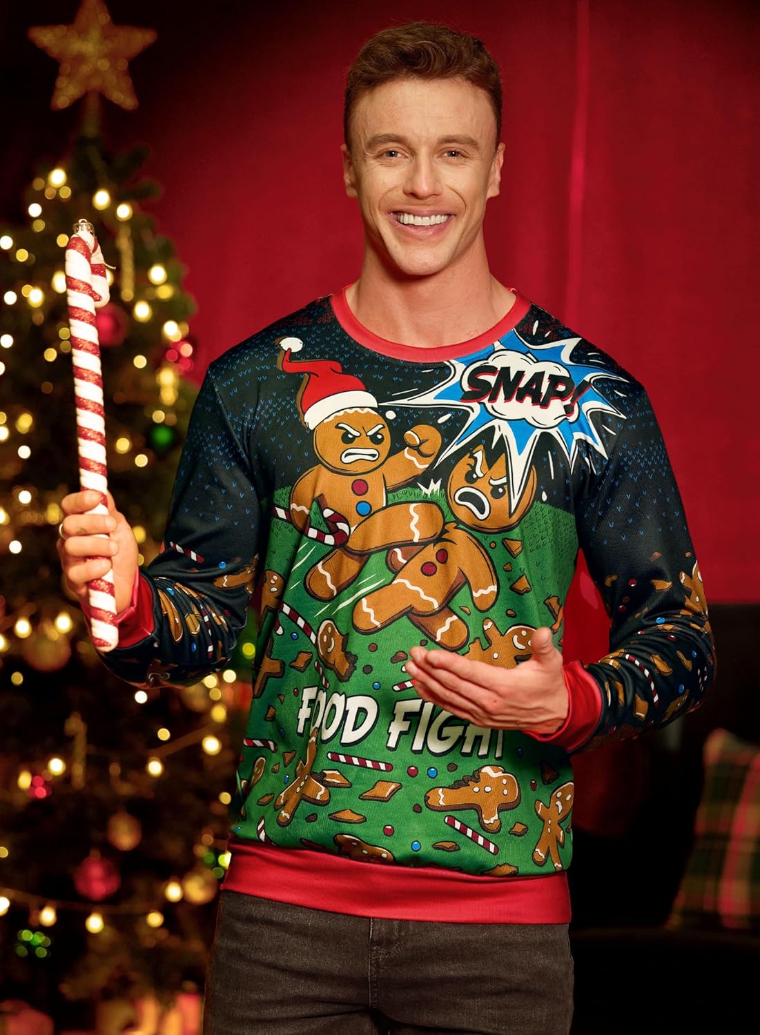 Arvilhill Men's Ugly Christmas Funny Sweatshirt Loose Fit Adult Xmas 3D Print Sweater for Holiday (S-3XL) - Image 8