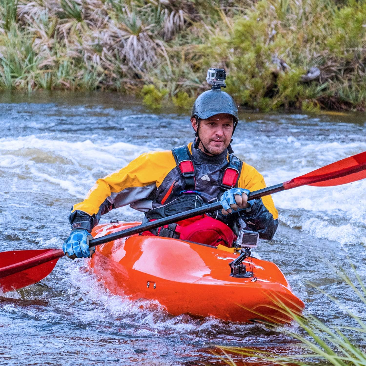 Palmyth UV Protection Fishing Fingerless Gloves UPF50+ Sun Gloves Men Women for Kayaking, Hiking, Paddling, Driving, Canoeing, Rowing - Image 5