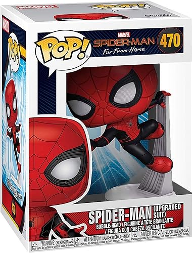 Miniatura 5 de Funko Pop! Marvel Spider-Man Far from Home - Traje mejorado de Spider-Man, multicolor, estándar