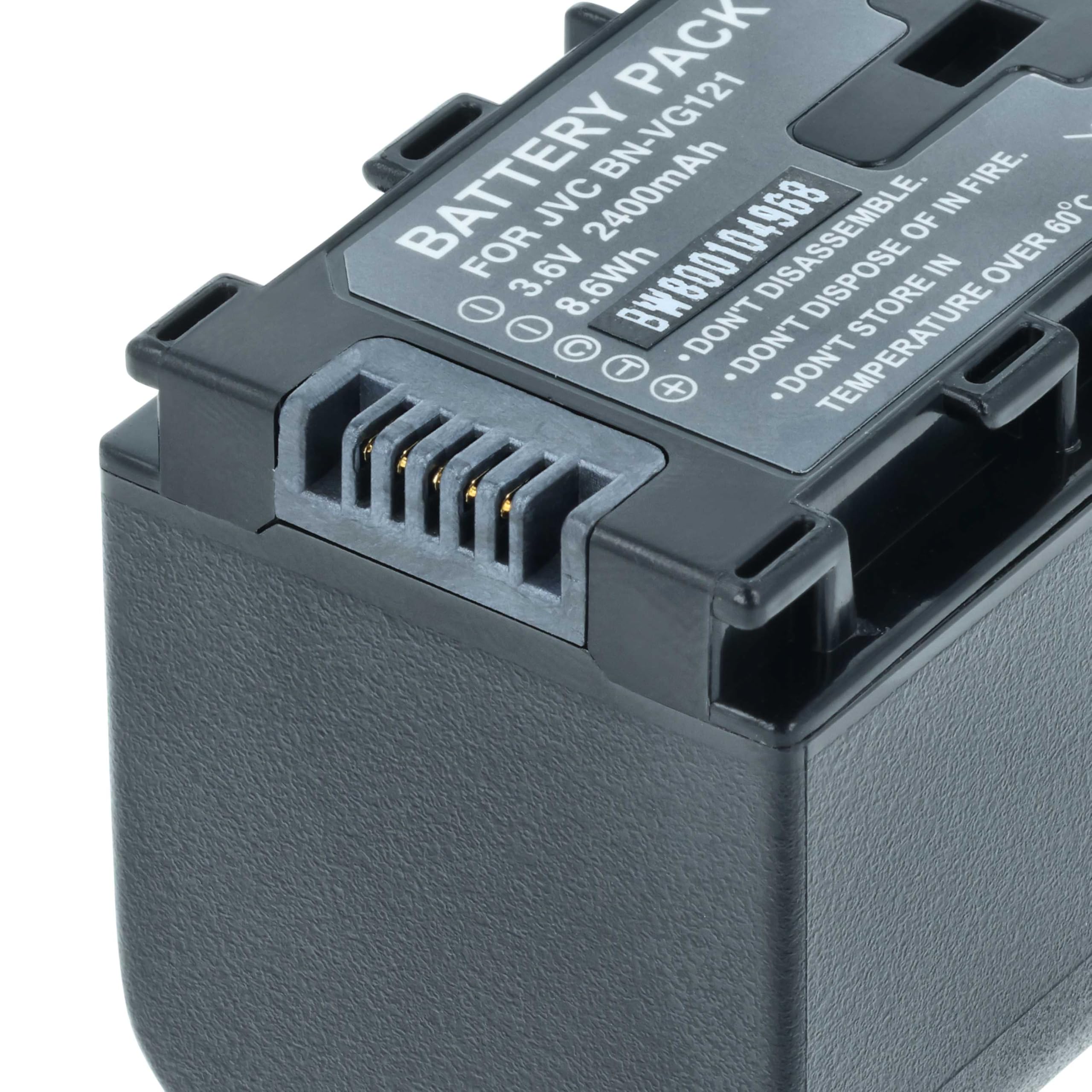 vhbw 2X Akku kompatibel mit JVC GZ-MS215SEU