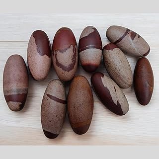 3" inch Shiva Lingam Sarva Shanti Priya Narmada River Shivling Narmadeshwar Shiva Lingam, Pindi Dhyanalinga Rare Stones Narmadeshwar Shiv Ling Mahakal Jyotirlinga Indian God Idols & Statue Religious