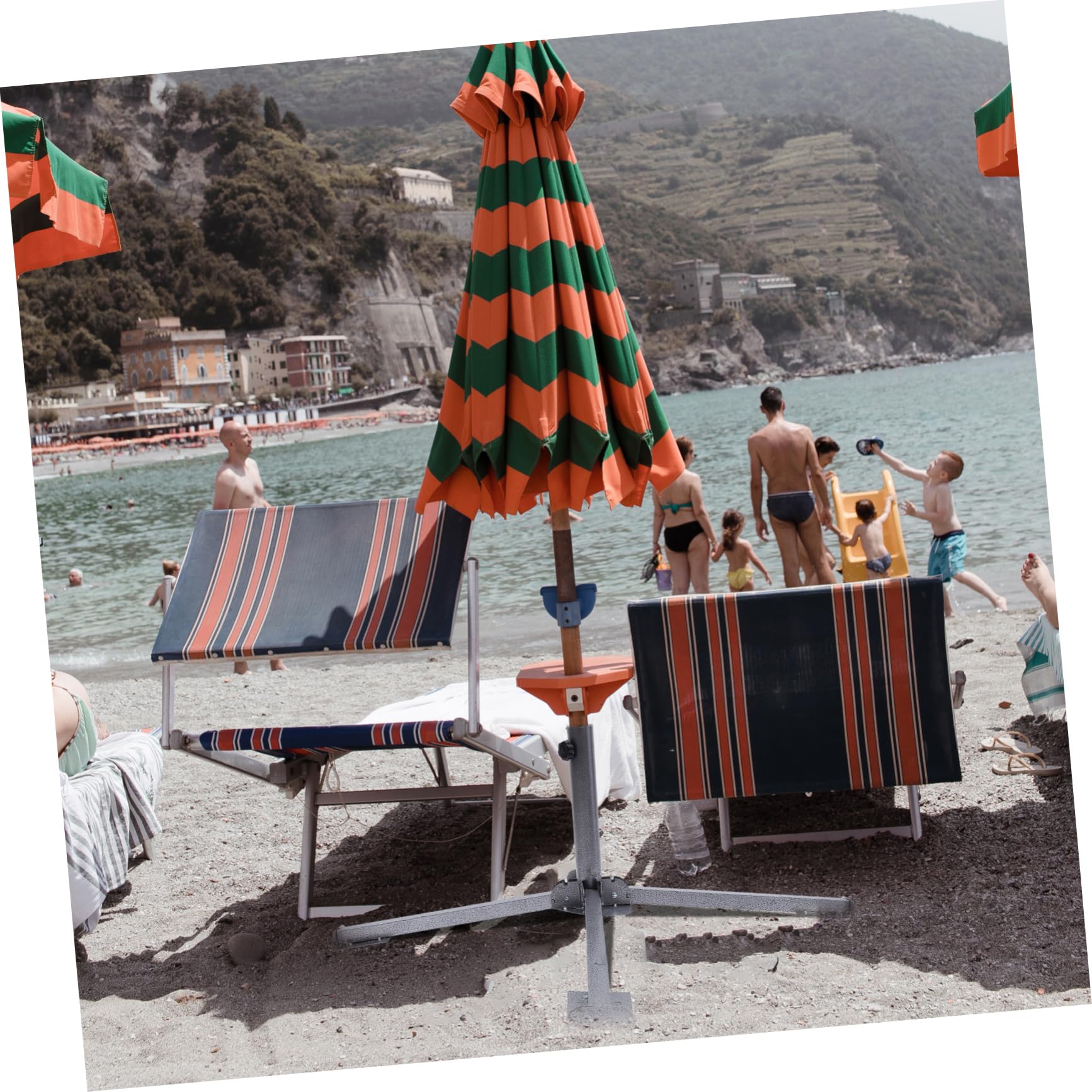 TOYANDONA Pied De Parasol Croix pour Terrasse Ou Plage Support pour Parasol Facile à Installer Ranger