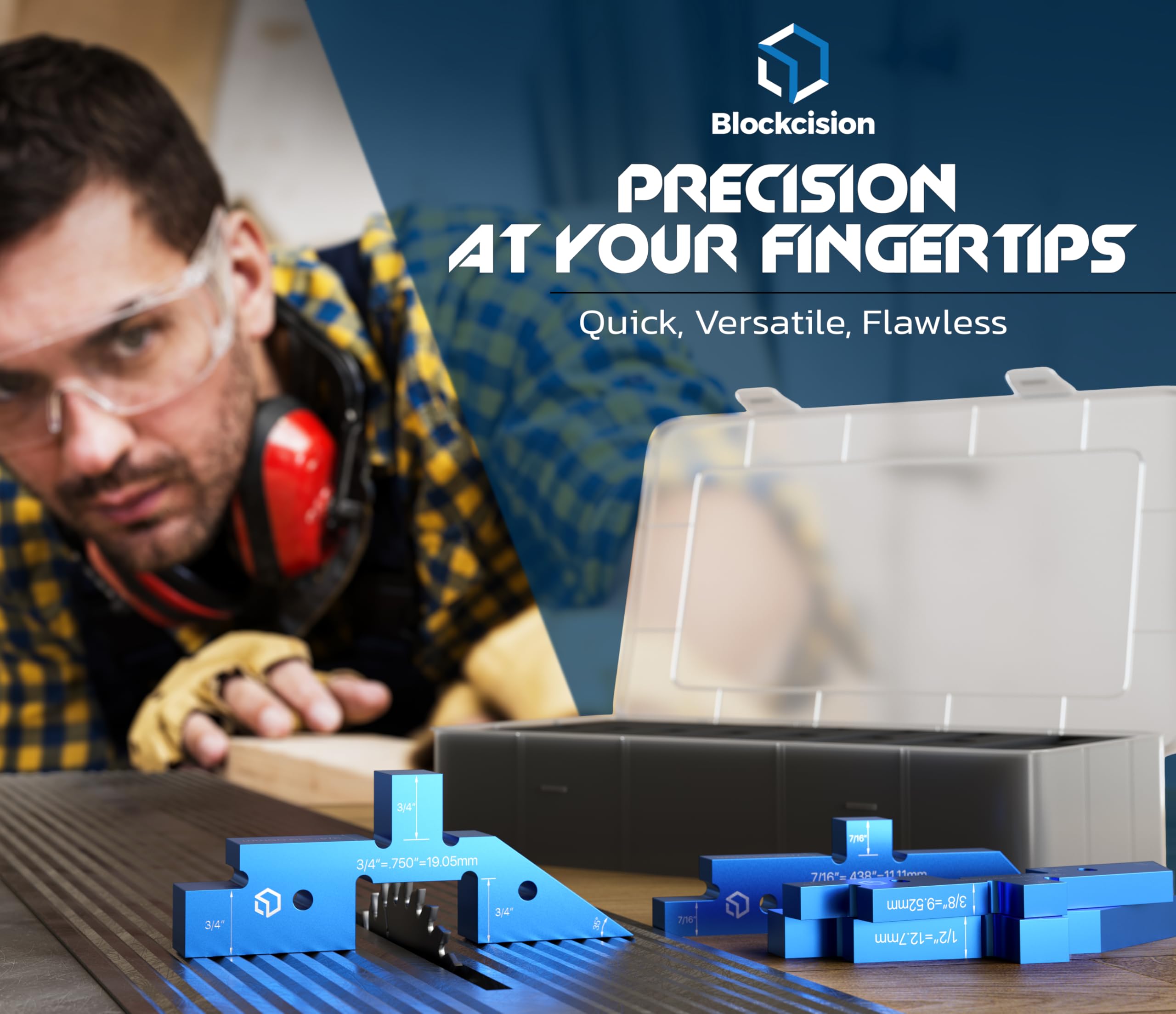 Amazon | Blockcision セットアップブロック 木工ツール - 16個 高さ 