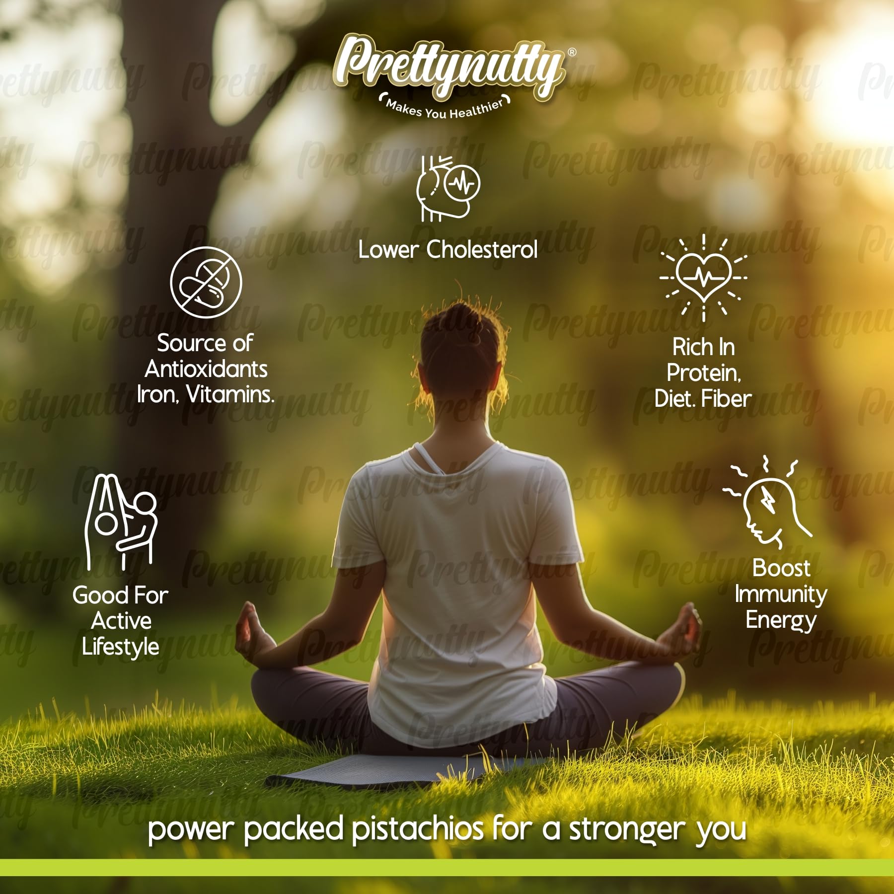 PrettyNutty Roasted Pistachios 1kg | Premium Salted Crunchy Dry Fruits | High Protein, Fiber & Vitamin Snack | Energy Booster (500g [Pack of 2]) - Image 4 thumbnail