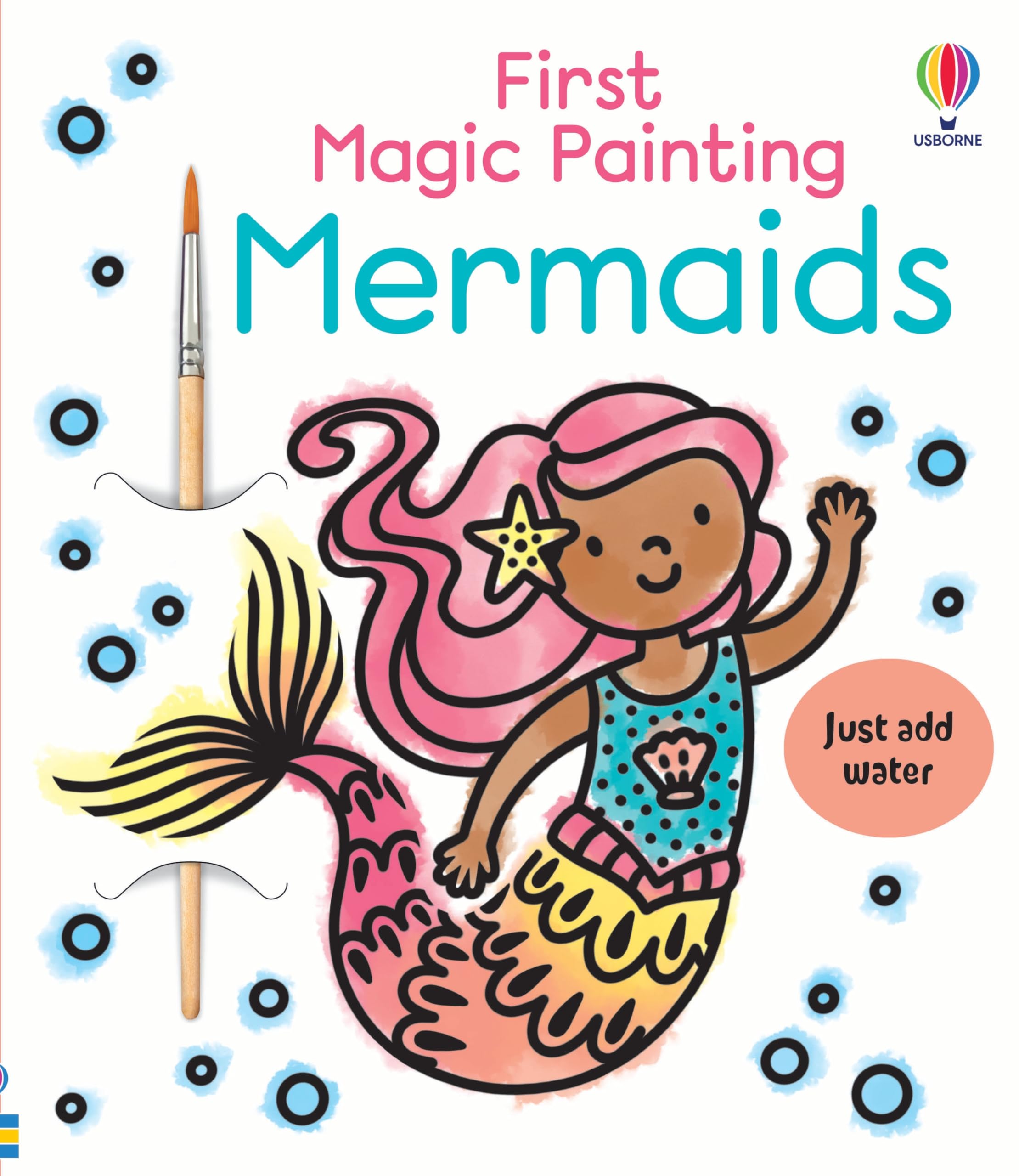 First Magic Painting Mermaids by Abigail Wheatley Paperback