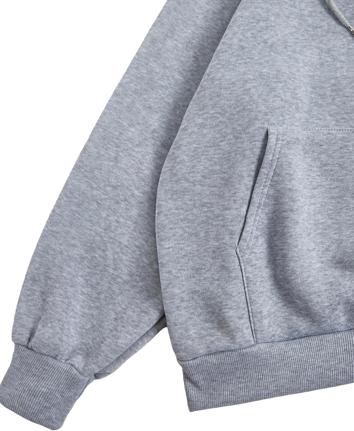 SHENHE Women's Half Zip Pullover Hoodie Oversized Casual Preppy Hoodie Sweatshirt Fall Top - Image 4