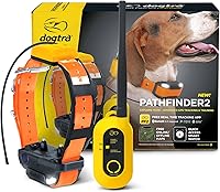 Dogtra Pathfinder 2 GPS Dog Tracker & E-Collar: 9-Mile Range, No Monthly Fees, Free App, Waterproof, Smartwatch Control, Multi-Dog Tracking
