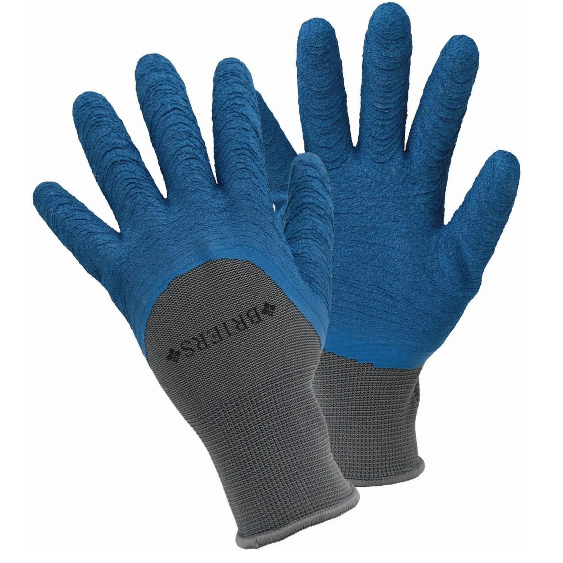Briers All Seasons Blue Grip Coated Gardening Gloves Size Large