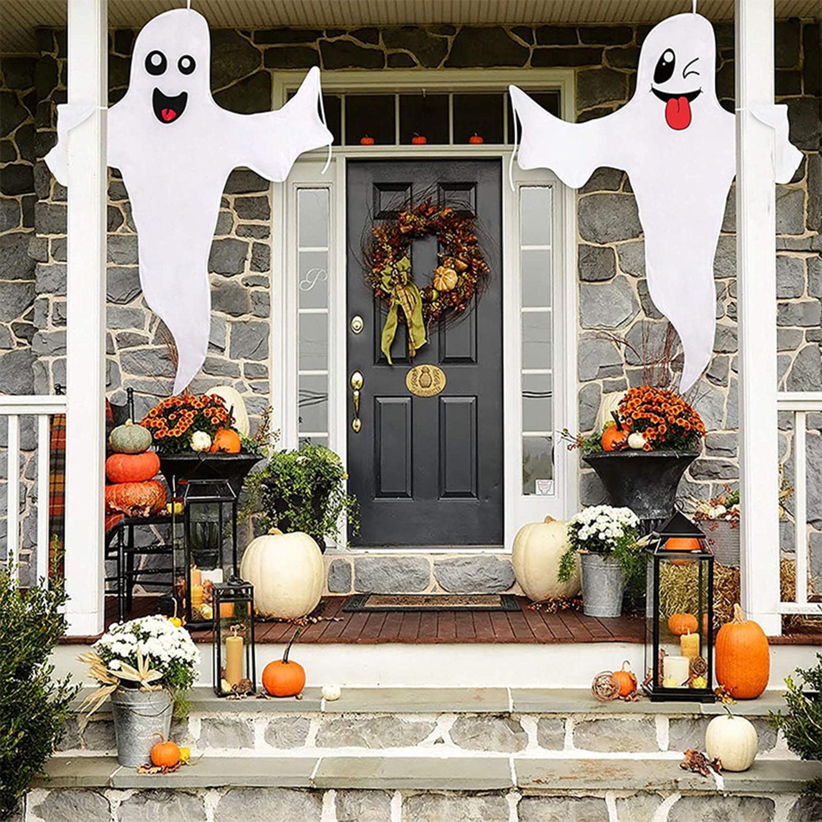 TOG Halloween Ghosts Windsock Decor Pendant Door Hanging Flags for Outdoor Patio|Home & Garden | Home Decor | Other Home Decor-image-6