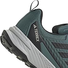 Terrex Tracefinder 2 Climaproof Trail Running Shoes, Zapatillas Hombre, preloved Teal/Core Black/Semi Lucid Blue, 43 1/3 EU3