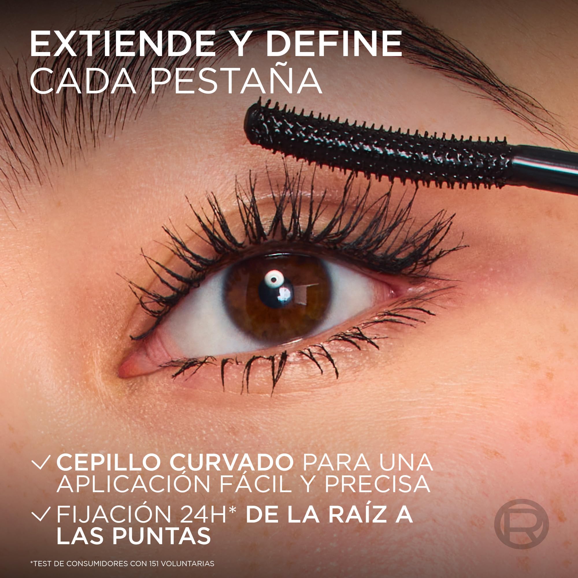 L'Oréal Paris Máscara de Pestañas Volumen y Longitud Waterproof Telescopic Extensionist 9,9 ml
