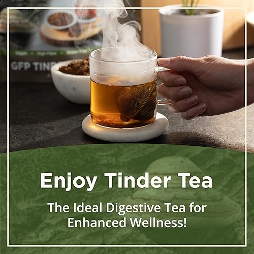 Miniatura 3 de Tinder Conk Tea - Té de yesca - Té de hojas sueltas - Té de hierbas - Té de hongos - Bebida digestiva - Té de comodidad para el vientre - Té de