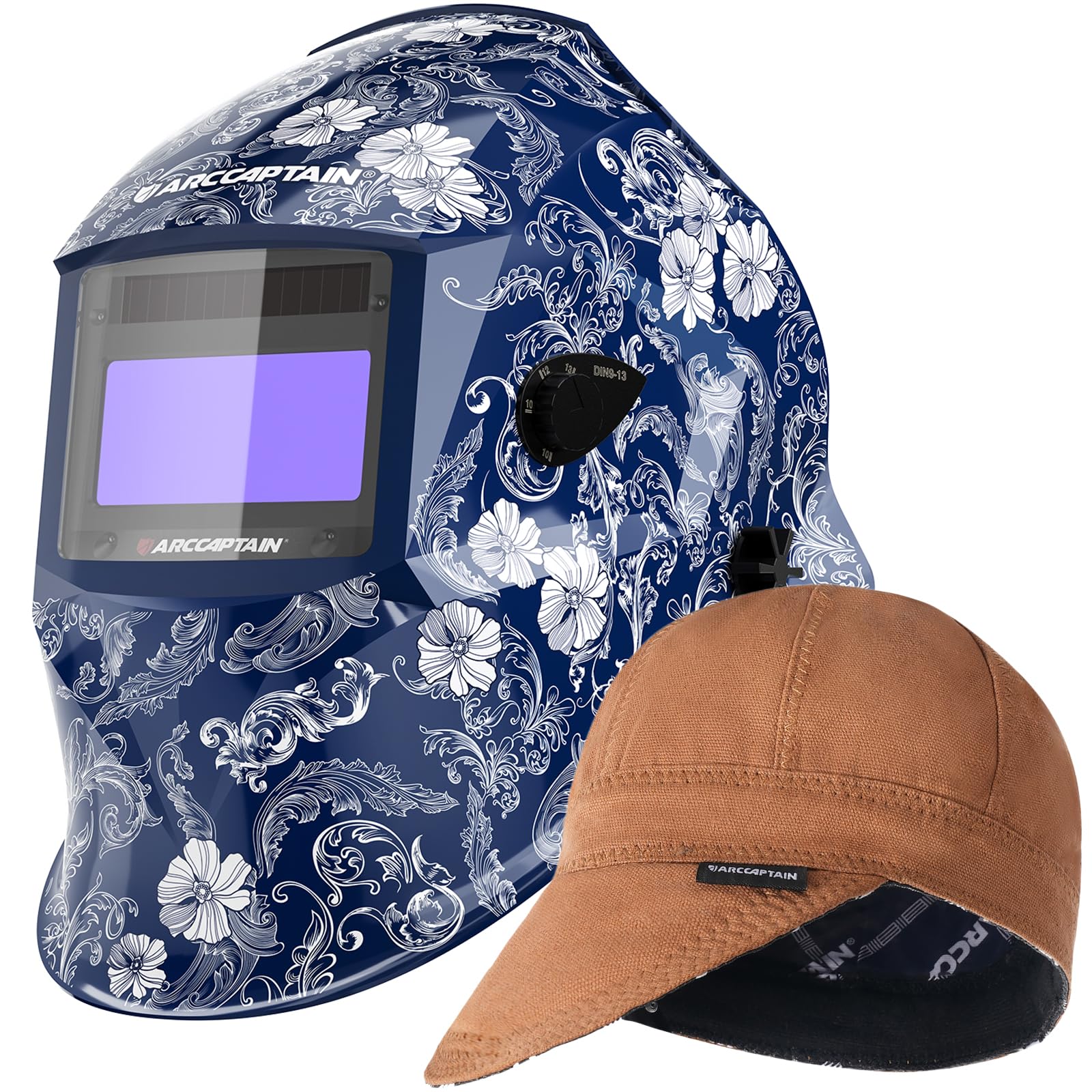 ARCCAPTAIN Welding Helmet With Headgear - Complete Welding Protection Set