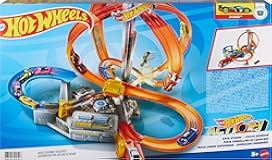 Track Set Spin Storm&comma; 3 Intersections for Crashing & Motorized Booster&comma; 1&colon;64 Scale Toy Car &lpar;Amazon Exclusive&rpar;