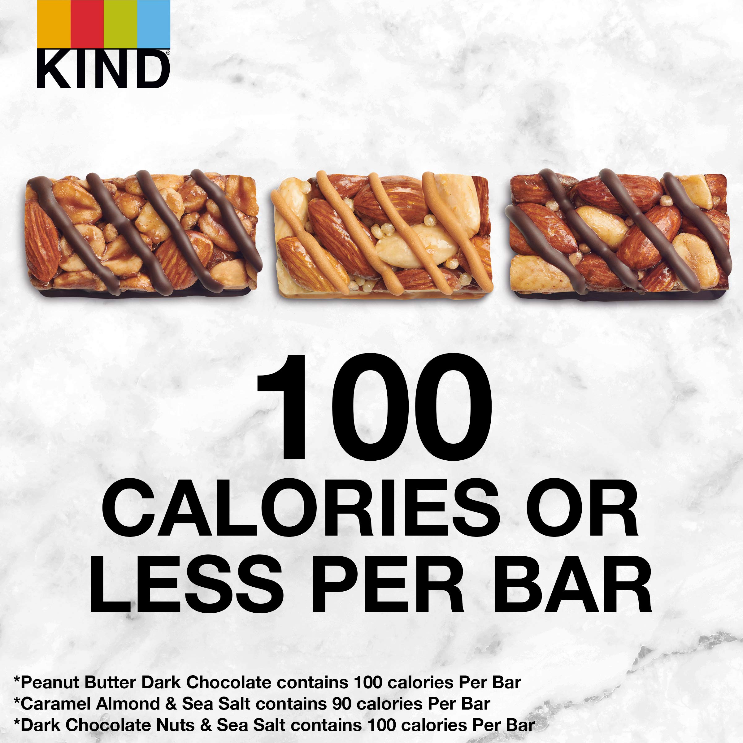 Buy KIND Bar Minis, Variety Pack, Dark Chocolate Nuts, Caramel Almond Sea Salt, Peanut Butter