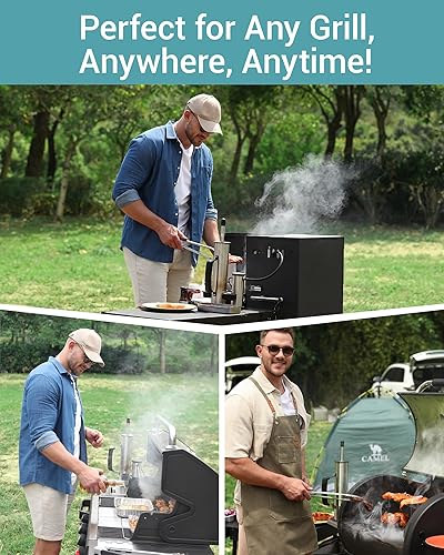 Miniatura 2 de Generador de humo para queso, tubo de humo para ahumador de pellets, fabricante de humo eléctrico portátil, accesorios para ahumar al aire libre,