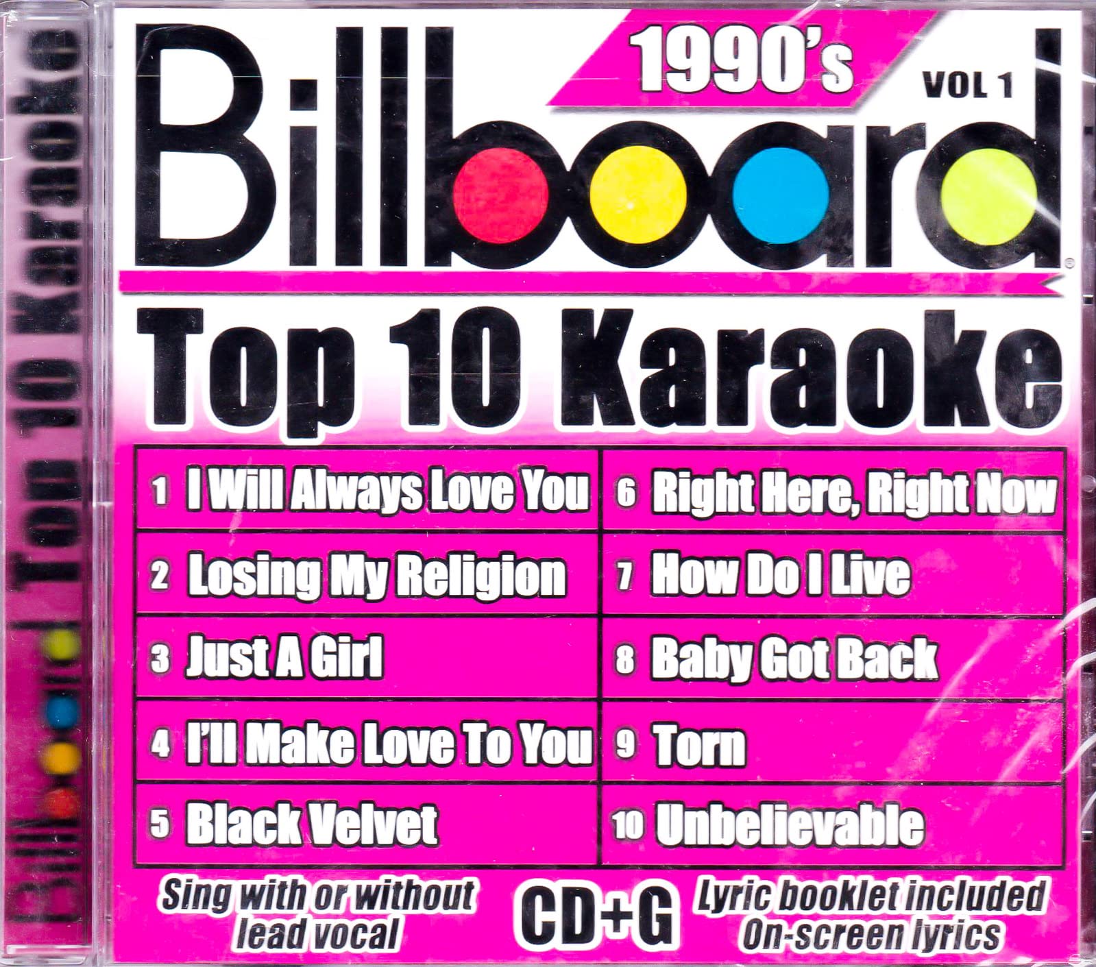 Billboard Top 10 Karaoke - 90's Vol. 1 Audio CD – Karaoke, September 13, 2005