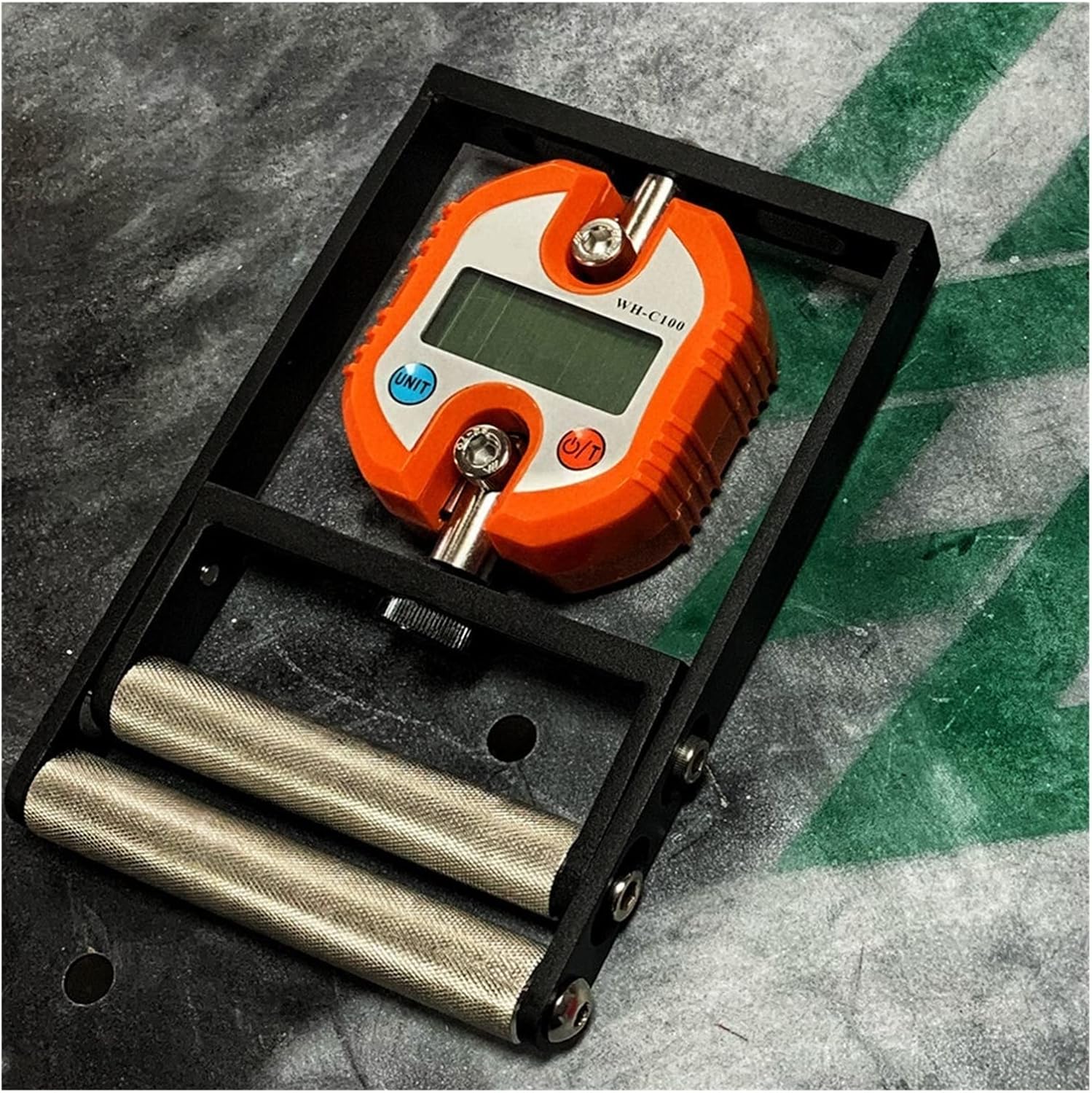 Digital Force Gauge, Metal Digital Hand Dynamometer Grip Strength Measurement Meter Auto Electronic Wrist Forearm Finger Muscle Developer