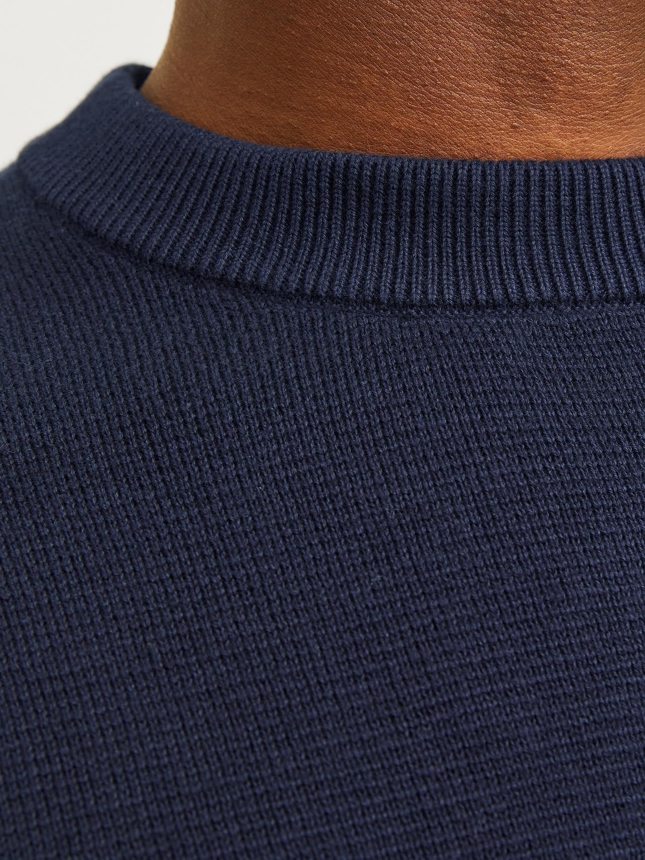 JACK & JONES Sweter z dzianiny Mężczyźni Jprblamerino Knit Crew Neck Sn