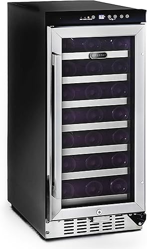 Whynter BWR-33SD - Refrigerador de vino integrado con 33 botellas, multicolor