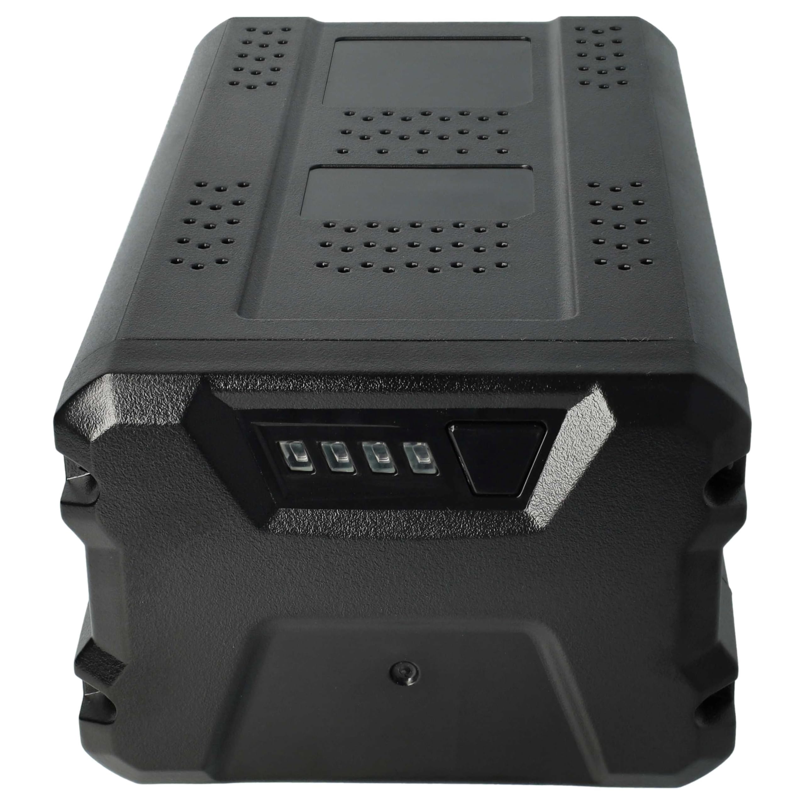 2x batteria sostituisce Stiga SBT 2580 AE, BT 80 Li 5.0, BT 80 Li 4.0 per utensile elettrico (6000 mAh, Li-Ion, 80 V)