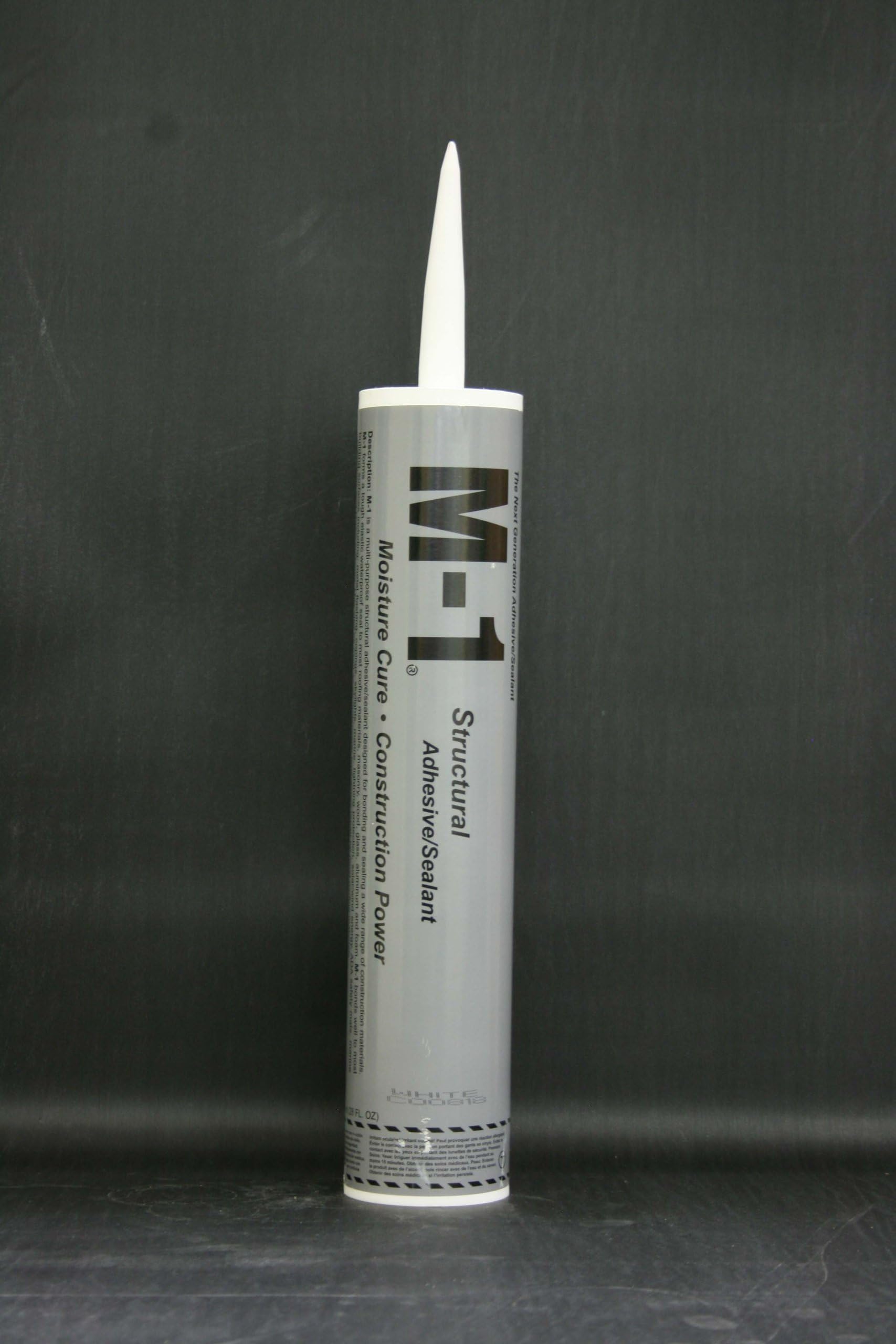 Chemlink M-1 Structural Adhesive / Sealant 10.1 Oz Cartridge Gray Case of 24