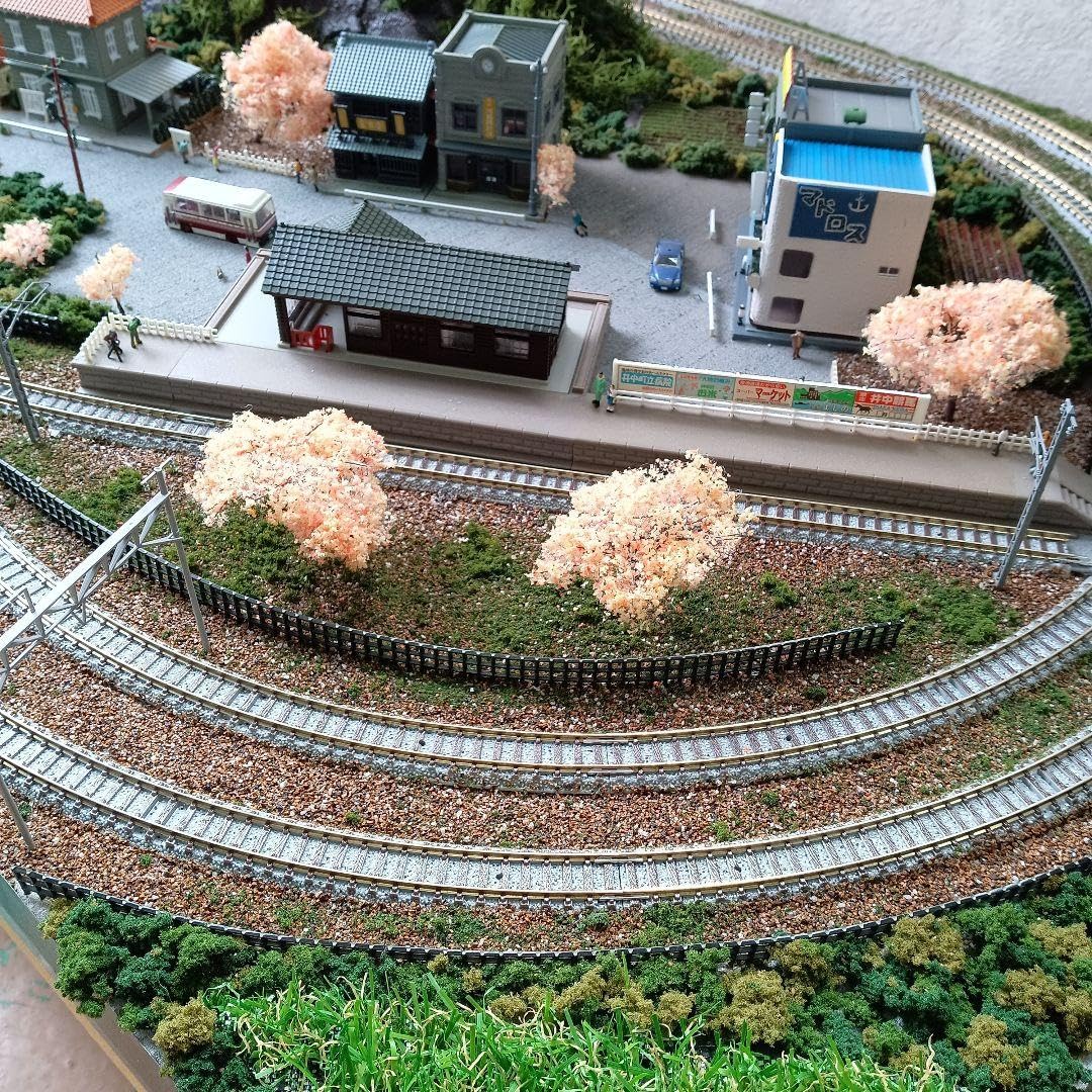 特大サイズ】鉄道模型 Nゲージ 複線 ジオラマレイアウト 完成品