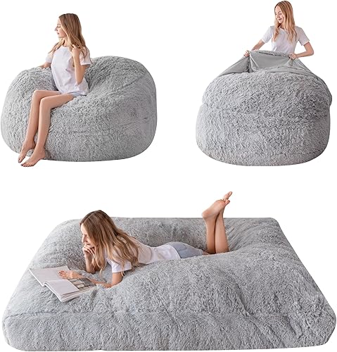 Pouf convertible en lit double