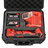 Case for Milwaukee Oscillating Multi Tool - Power Tools Box for Milwaukee M18 M12 2836-20/2626-20/2526-20/2426-20, Waterproof Hard Tool Box for Milwaulkee Fuel Multi-tool/Battery/Charger (Case Only）