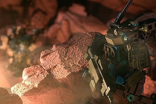 Miniatura 7 de MyBuild Mecha Frame Armed Forces Stryker 5022 Bloques de robot de armadura negra de juguete ladrillos de construcción para niños a adultos fanáticos