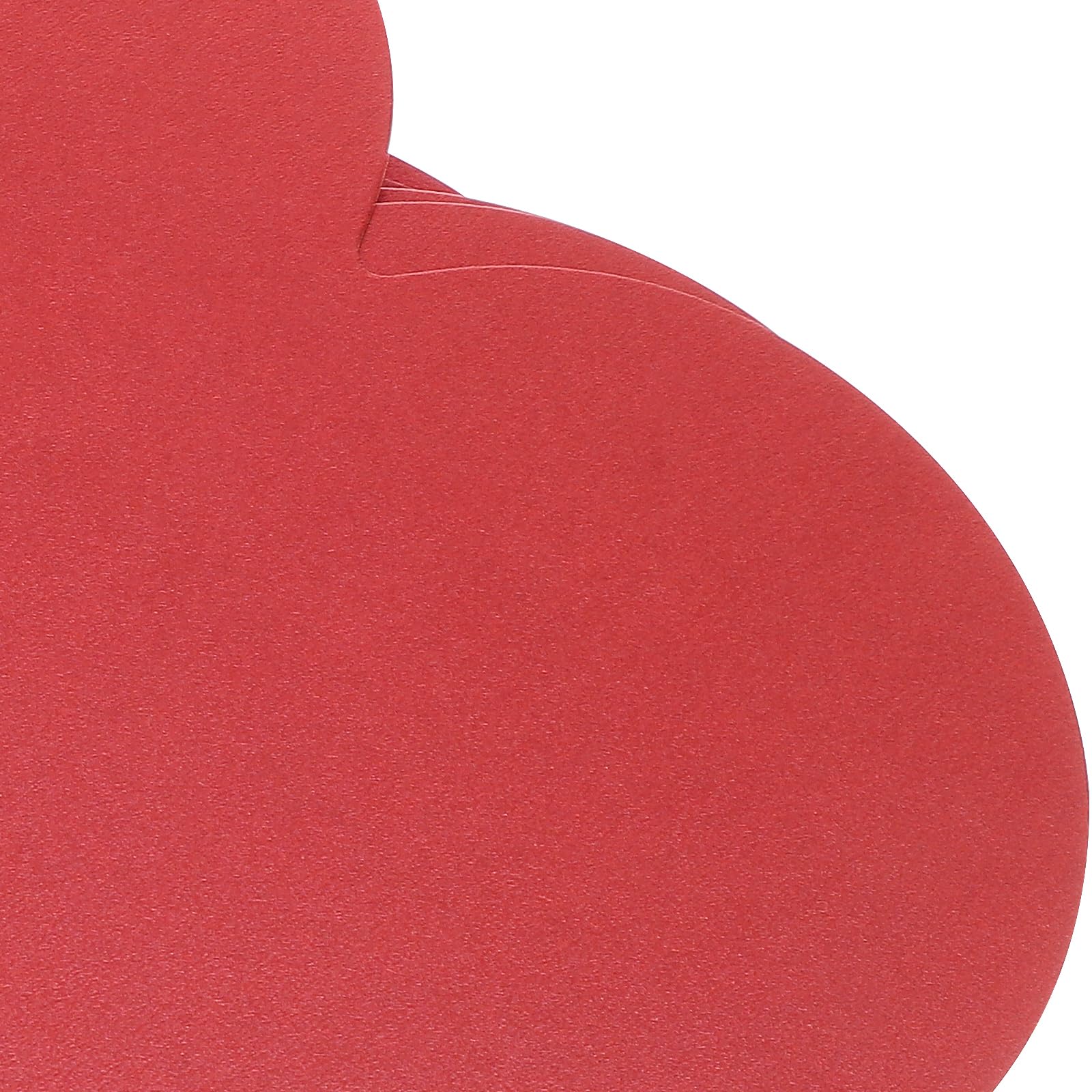 Operitacx Découpe en papier en forme de cœur : 40 découpes en carton en forme de cœur rouge pour la Saint Valentin, artisanat, mur, salle de classe, école, projets d'artisanat